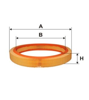 Фільтр повітряний MB W201 AR036/ (WIX-FILTERS) WIX FILTERS WA6378