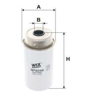 Фільтр паливний FORD TRANSIT 2.2-2.4 TDCI 06-14 (WIX-FILTERS) WIX FILTERS WF8246