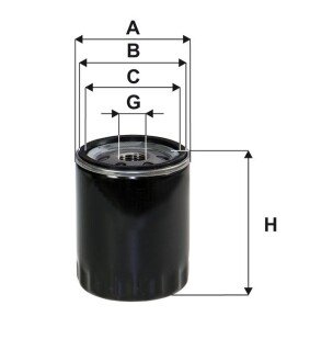 Фільтр масляний Land Rover Defender 2.5 TD5 98-16/Discovery 2.5 TD5 99-04 (h=100mm) WIX FILTERS WL7287