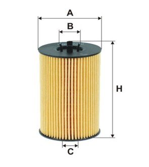 Фільтр масляний двигуна VW GOLF VII, SKODA OCTAVIA III 1.6-2.0 TDI 13- (WIX-FILTERS) WIX FILTERS WL7514