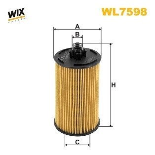 Фільтр оливи WIX FILTERS WL7598