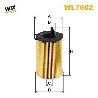 Фільтр оливи WIX FILTERS WL7602