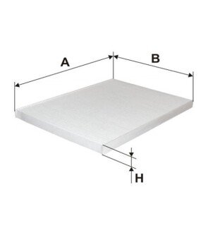 Фільтр салону OPEL OMEGA B /K1001 (WIX-FILTERS) WIX FILTERS WP6802