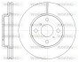 Гальмівний диск пер. Vios/Prius/Aqua/Yaris/iQ/Vitz 05- WOKING D61005.10 (фото 1)