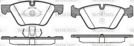 Колодки гальмівні диск. перед. (Remsa) BMW 5F10 WOKING P11523.30