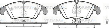 Гальмівні колодки пер. Audi A4/A5/A6/A7/Q7 08- (Lucas) WOKING P12043.10