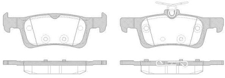 Фото колодки гальмівні диск. задн. (Remsa) Peugeot 308 ii 1.2 13-,Peugeot 308 ii 1.6 13- (P14633.00) WOKING P1463300 Колодки гальмівні диск. задн. (Remsa) Peugeot 308 ii 1.2 13-,Peugeot 308 ii 1.6 13- (P14633.00) WOKING P1463300
