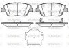 Колодки гальмівні диск. перед. (Remsa) Hyundai Nf v 2.0 05-10,Kia Optima 1.7 10- (P15233.02) WOKING P1523302 (фото 1)