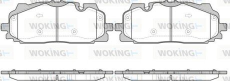 Колодки гальмівні диск. перед. (Remsa) Audi Q7 (16-) (P17673.00) WOKING P1767300