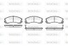 Колодки гальмівні диск. перед. (Remsa) Citroen C-crosser 2.0 07-,Citroen C-crosser 2.2 07- (P2543.02) WOKING P254302 (фото 1)