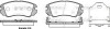 Колодки гальмівні диск. перед. (Remsa) Hyundai Nf v 2.0 05-10,Hyundai Nf v 3.3 05-10 (P8533.22) WOKING P853322 (фото 1)