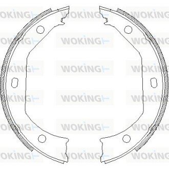 Колодки стоянкового гальма (Remsa) BMW 3e90 X1e83 (Z4716.00) WOKING Z471600