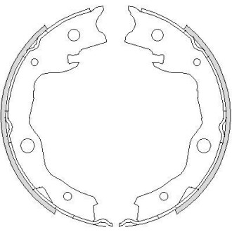 Гальмівні колодки зад. Leaf/Tiida/Pulsar/Sentra/Juke/Cube/Qashqai/XTrail/RAV 4/Koleos 07- WOKING Z4752.00