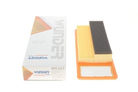 Фільтр повітряний Fiat Doblo 1.3D Multijet 10- WUNDER FILTER WH 663