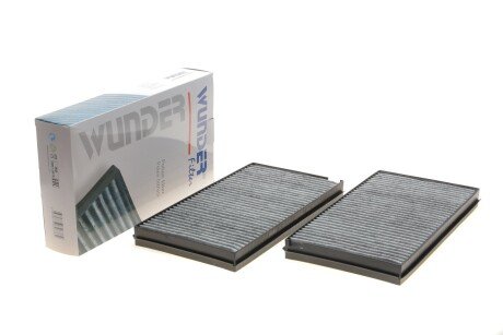 Фільтр салону BMW 5 (E60) 3.0D 01- (вугільний) WUNDER FILTER WPK 210 (фото 1)