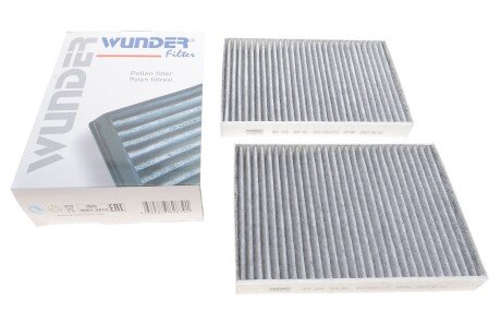 Фільтр салону BMW 5 (G30)/7(G11/G12) 15- (вугільний) WUNDER FILTER WPK 225 (фото 1)