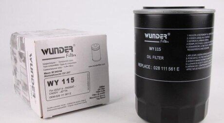 Фільтр оливний WUNDER FILTER WY 115