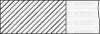 Комплект поршневих кілець (на 1 поршень) VW 1.4TSI (76.5/STD) (1.2/1.5/2) YENMAK 91-09292-000 (фото 1)