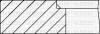 Комплект поршневих кілець (на 1 поршень) FIAT Scudo 1.6i -00 (86.4/STD) (1.5/1.75/3) YENMAK 91-09395-000 (фото 1)