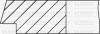 Комплект поршневих кілець (84,25/+0.50) (1,2/1,5/2,0) BMW E81/E87 116i/118i/120i, E90 318i/320i, E83/E84 X1/X3 2,0 YENMAK 91-09624-050 (фото 2)