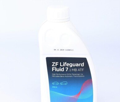 Трансмиссионное масло Parts LifeguardFluid 7.1 MB ATF синтетическое 1 л ZF 5961.307.351