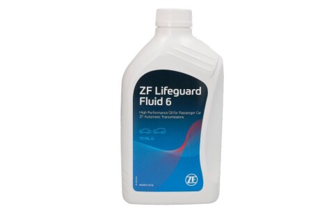 Трансмиссионное масло Parts Lifeguardfluid 6 синтетическое 1 л ZF S671090255