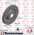 Диск гальмівний BLACK Z лівий ZIMMERMANN 100335654 (фото 1)