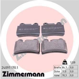 Колодки гальмівні дискові ZIMMERMANN 24097.170.1